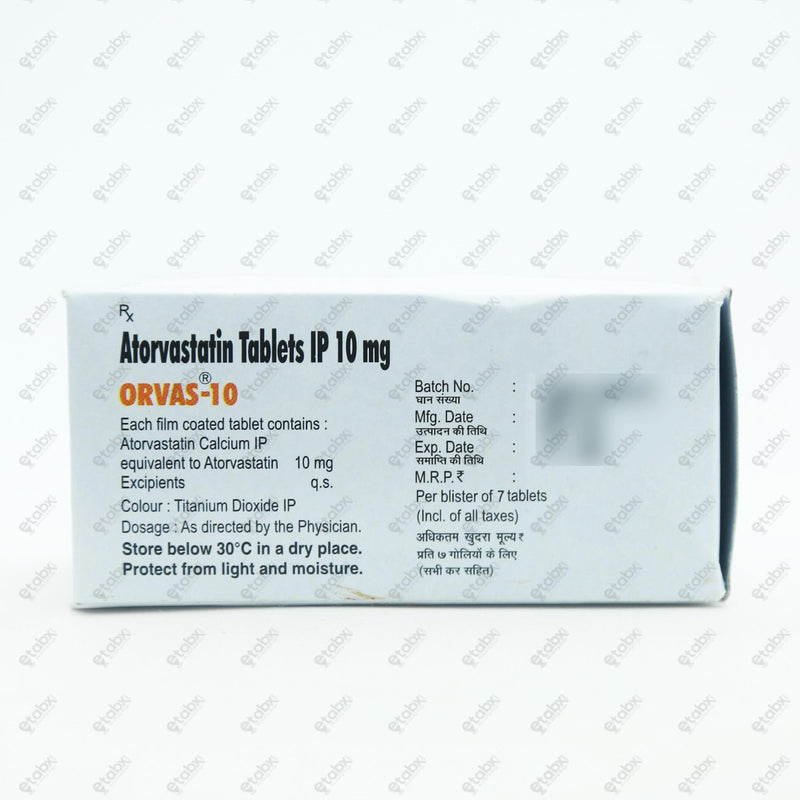 Orvas 10mg Tablet 14's