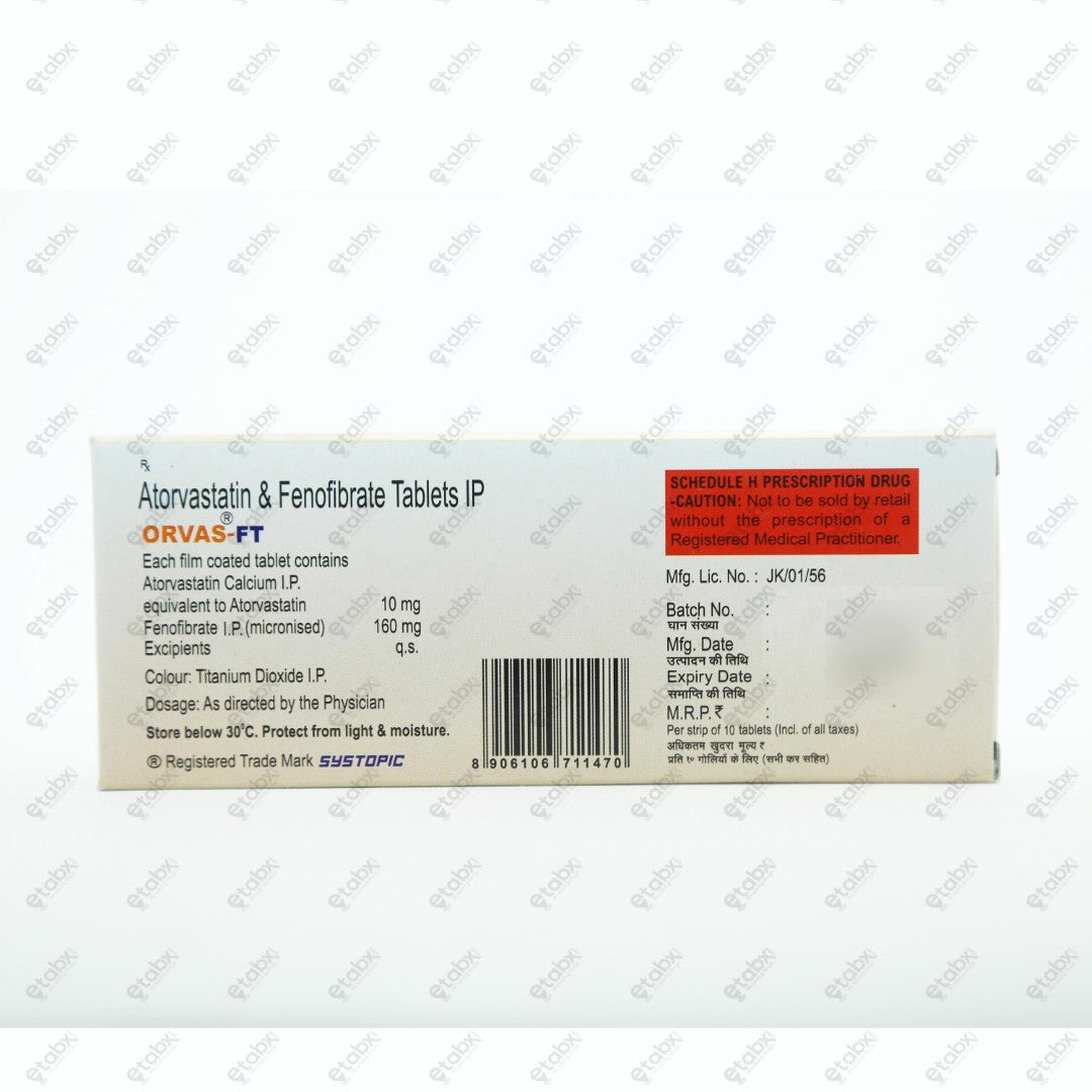 Orvas FT Tablets 10's