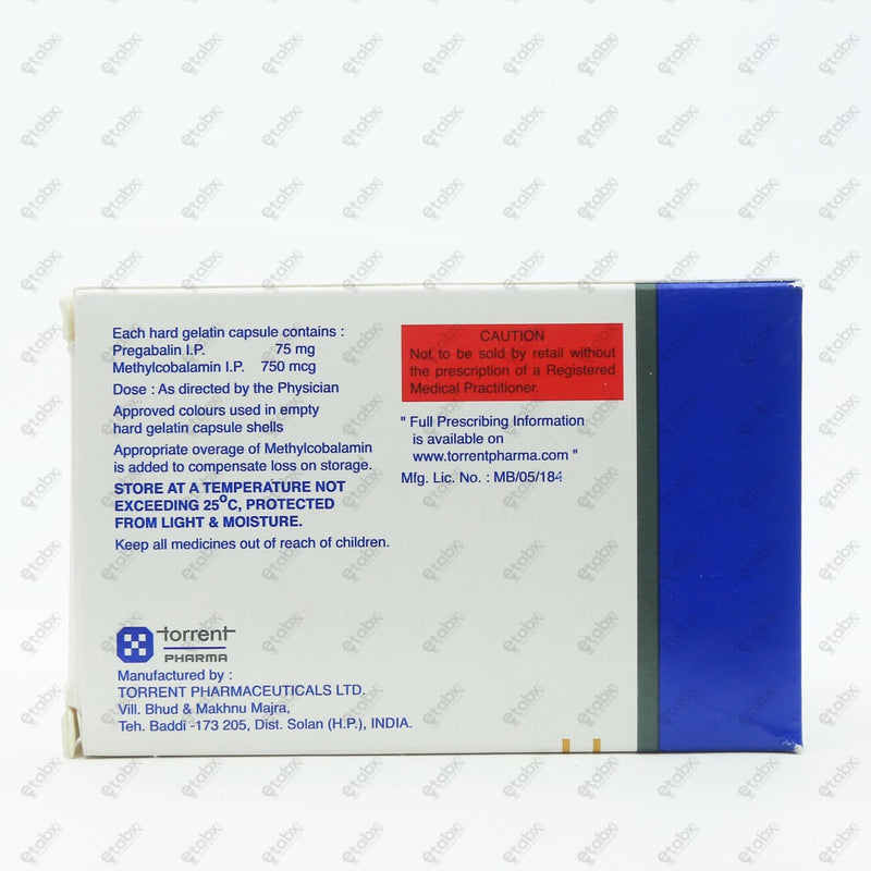 Pregalin X 75mg Nerve Capsules 15s