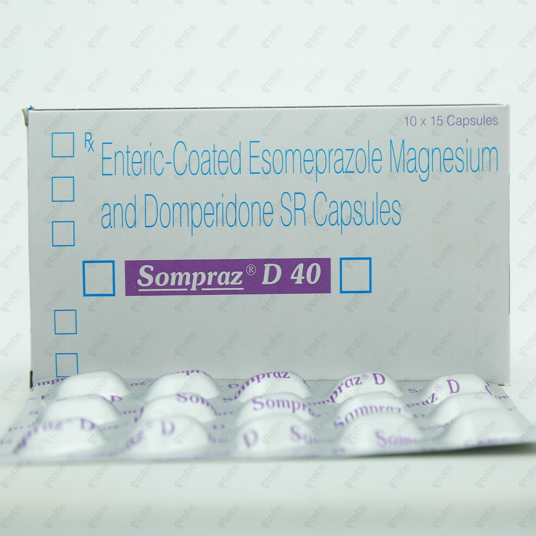 Sompraz D 40mg Capsule 15's
