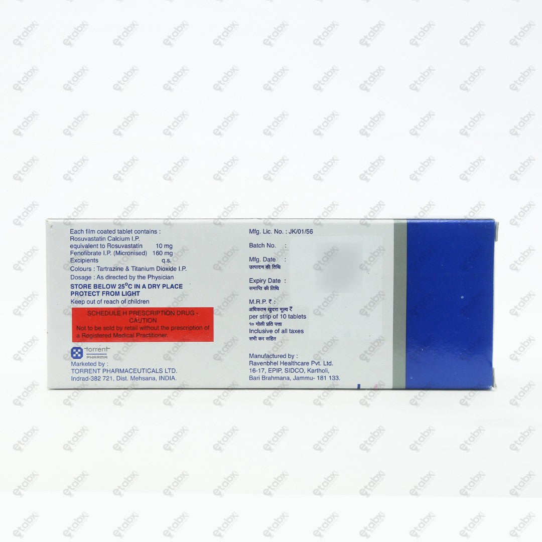 Rozucor F 10mg Tablet 10's