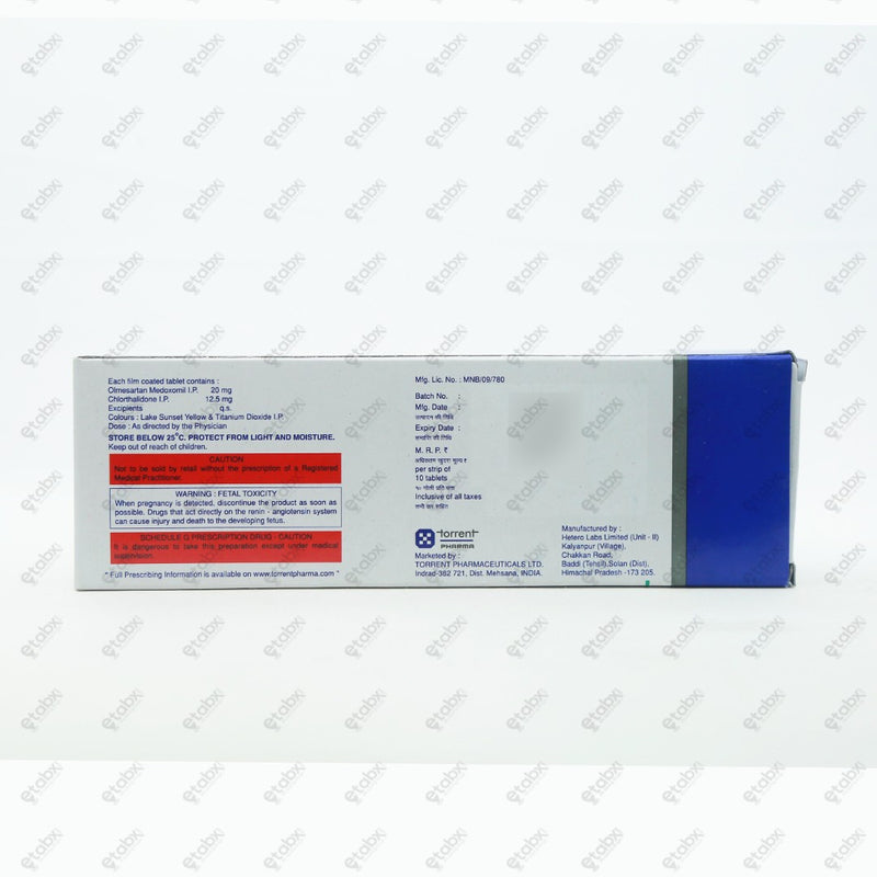 Olmetor CH 20mg Tablet 10's