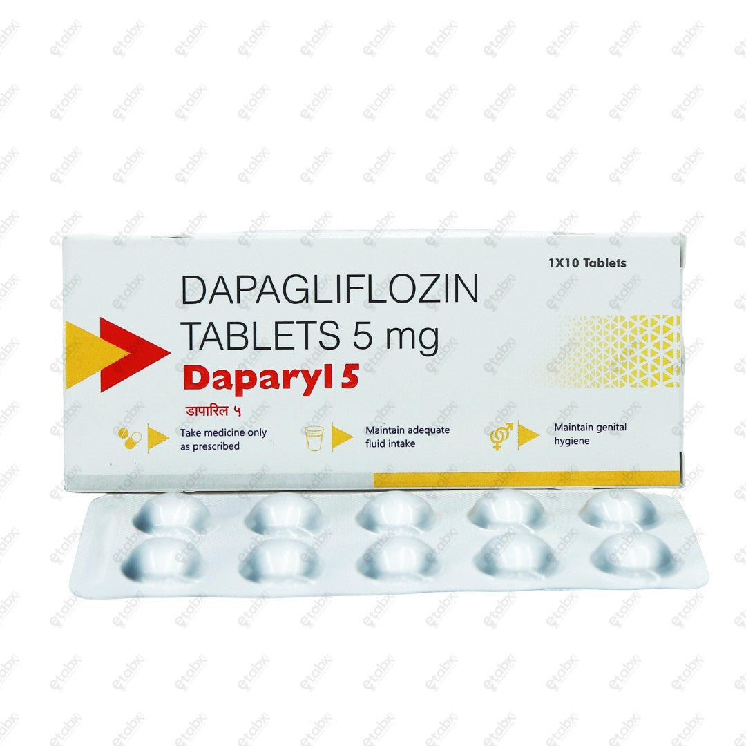 DAPARYL 5mg Tablet 10