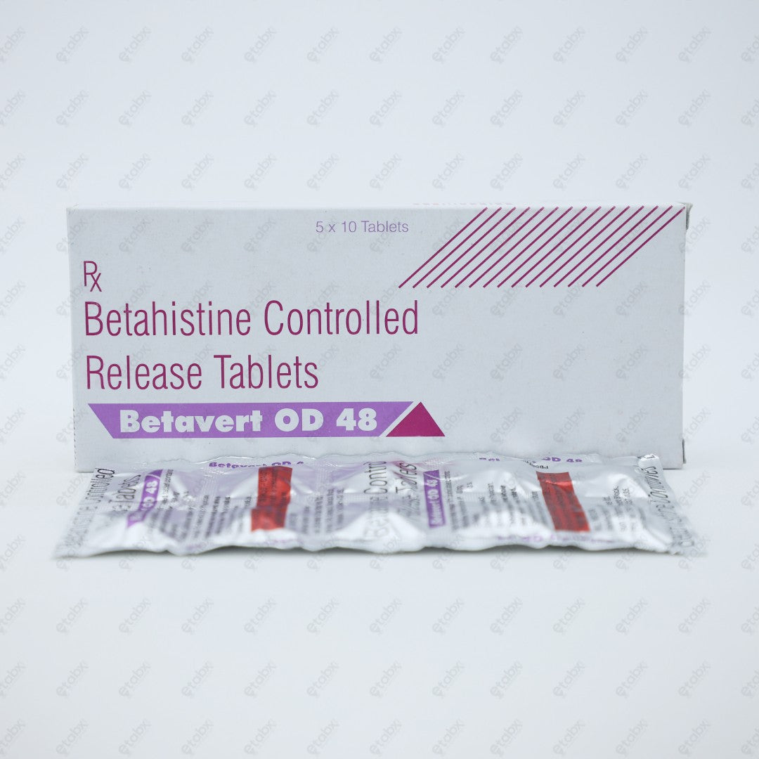 Betavert OD 48mg Tablets 10's