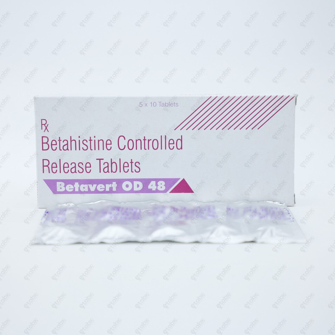 Betavert OD 48mg Tablets 10's