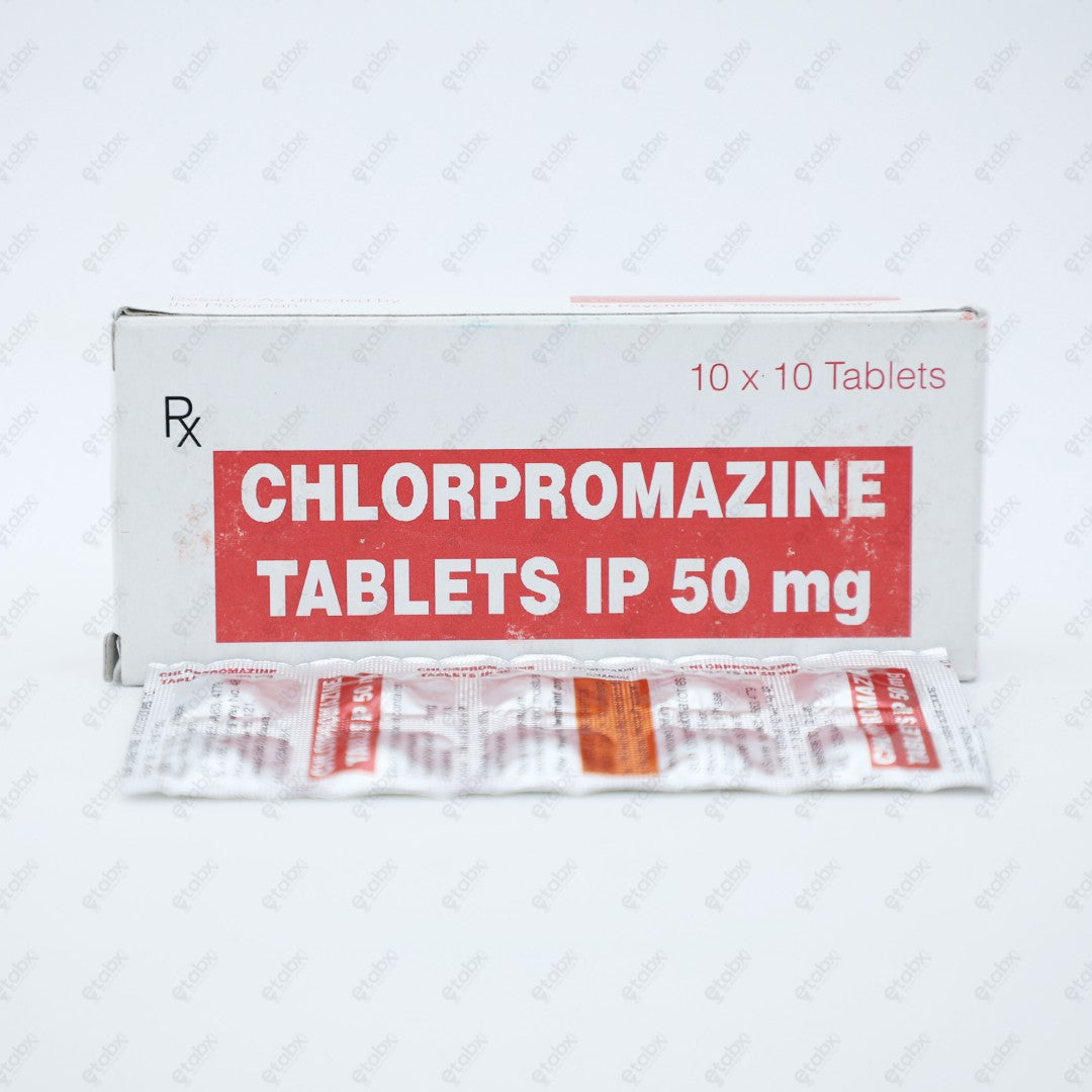 Chlorpromazine 50mg Tablet 10's