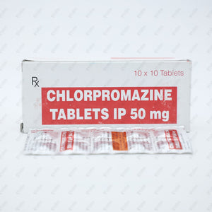 Chlorpromazine 50mg Tablet 10's