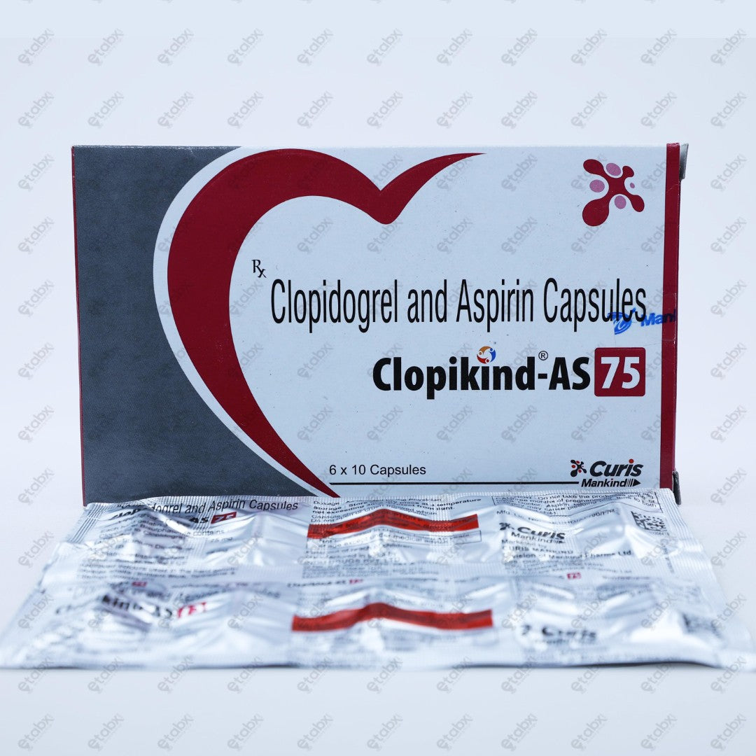 Clopikind AS 75mg Tablet 10's