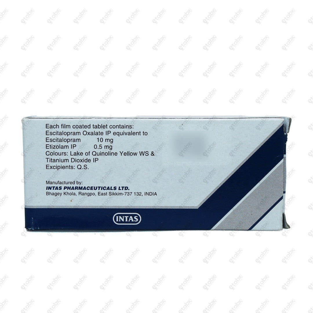 Etilaam S 10mg Tablets 10's