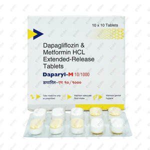 DAPARYL M 10/1000mg Tablet 10