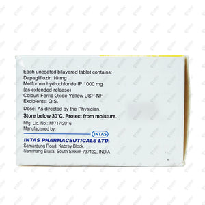 DAPARYL M 10/1000mg Tablet 10