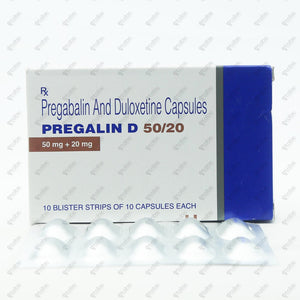 PREGALIN D 50/20mg Capsule 10s