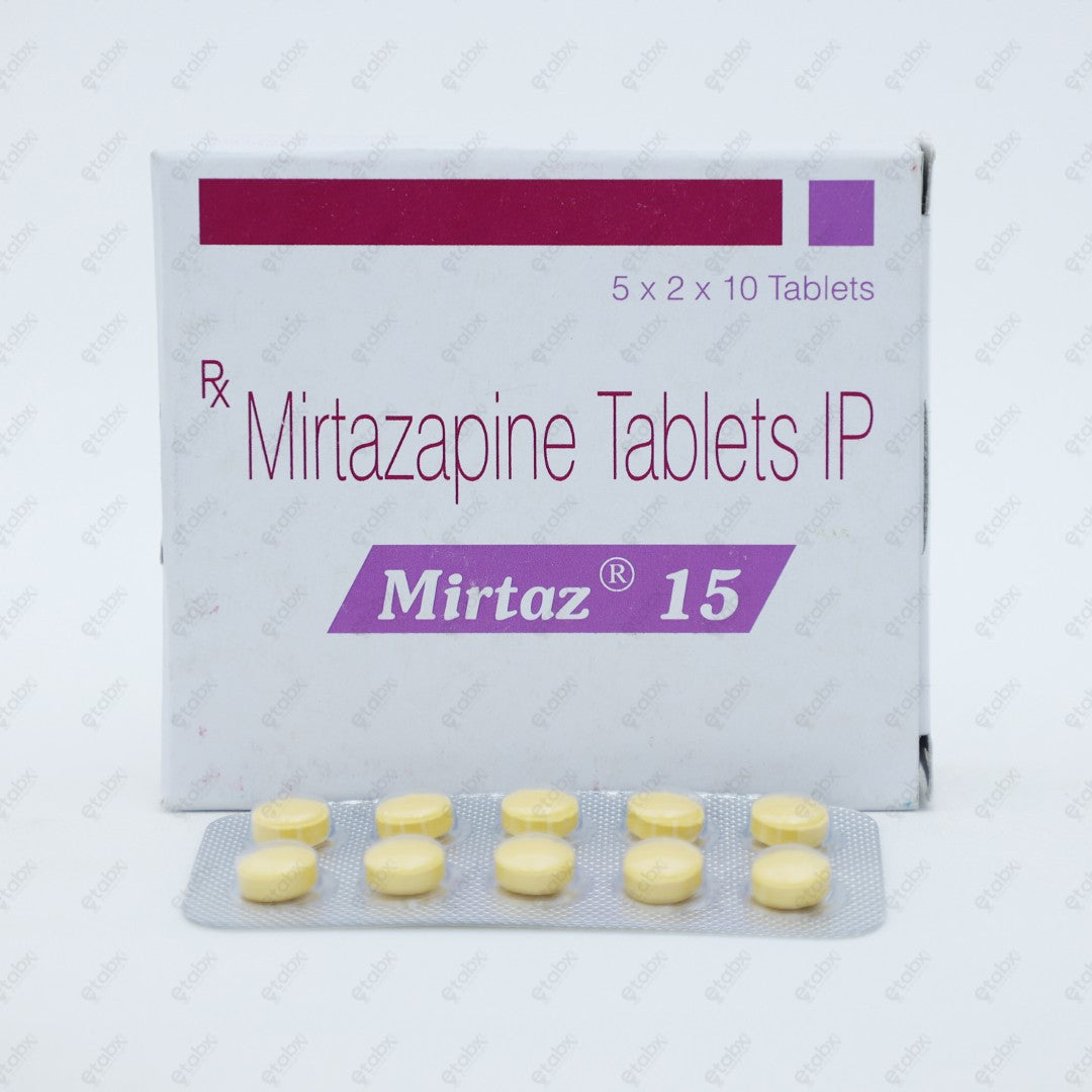 Mirtaz 15mg Tablet 10's