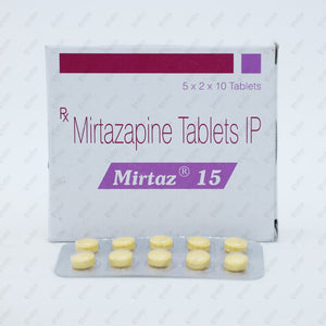 Mirtaz 15mg Tablet 10's