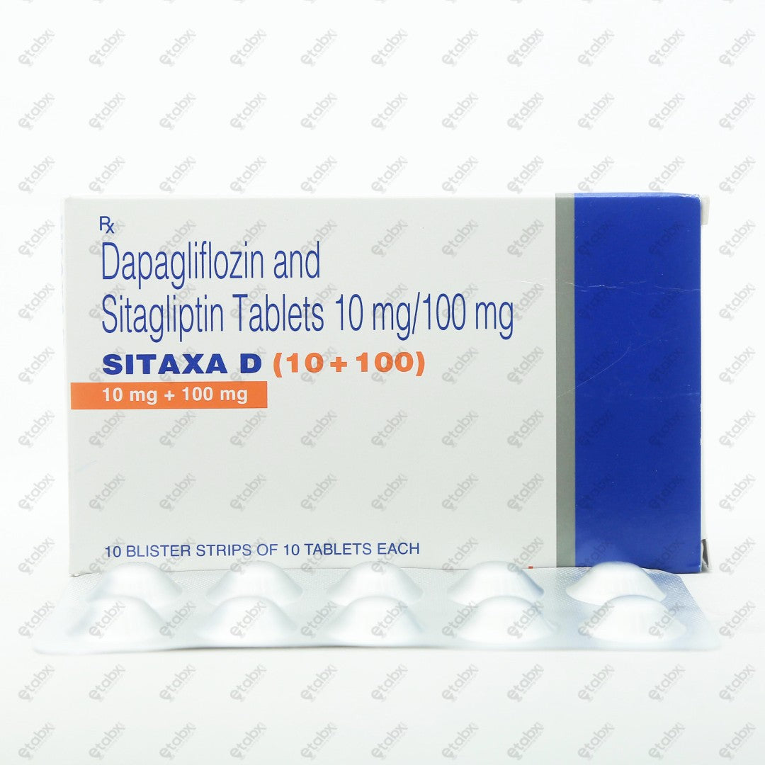 Sitaxa D 10+100mg Tablet 10's