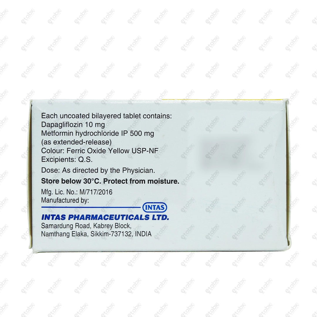 DAPARYL M 10/500mg Tablet 10