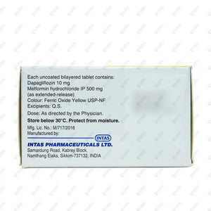 DAPARYL M 10/500mg Tablet 10