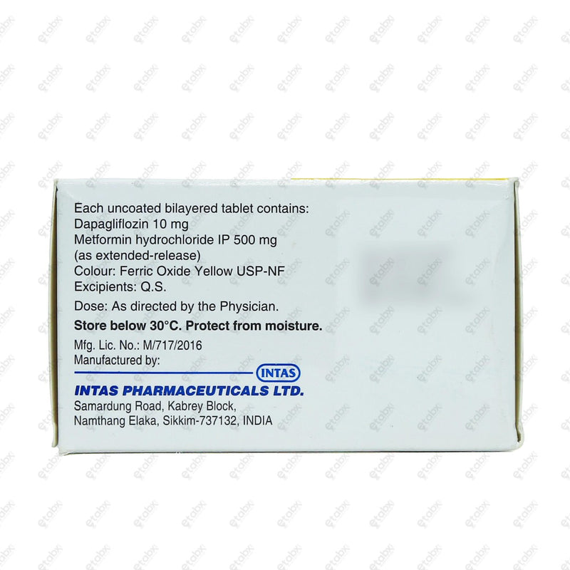 DAPARYL M 10/500mg Tablet 10