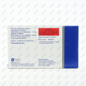 Sitaxa D 10+100mg Tablet 10's