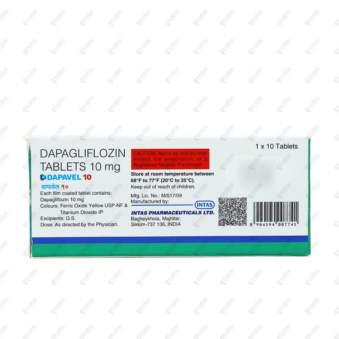 DAPAVEL 10mg Tablet 10
