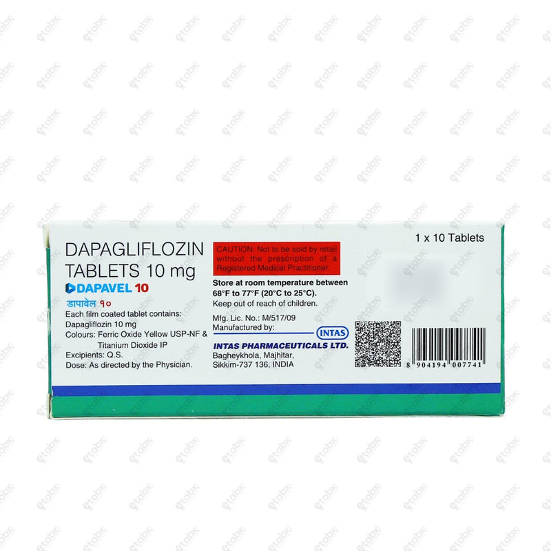 DAPAVEL 10mg Tablet 10