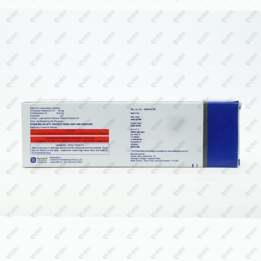 Olmetor CH 40mg Tablet 10's