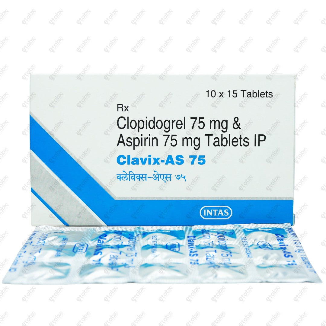 CLAVIX AS 75MG Tablets 15'S
