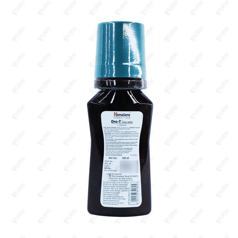 HIMALAYA ORO T ORAL RINSE LIQUID 100ML
