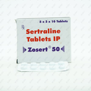 Zosert 50mg Tablet 10's - Depression & Anxiety Treatment