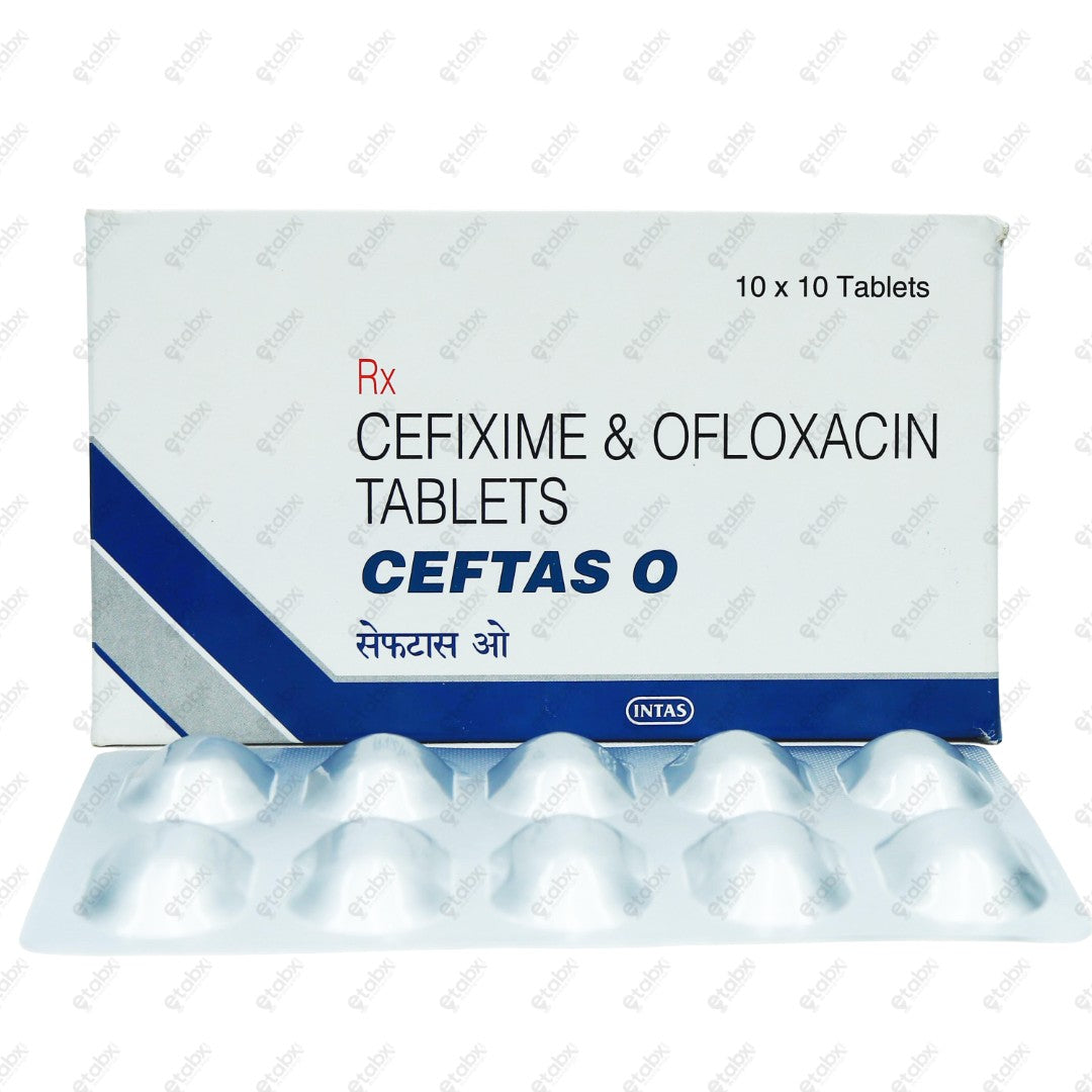 Ceftas O Tablet 10's