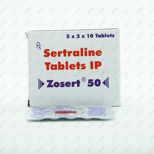 Zosert 50mg Tablet 10's - Depression & Anxiety Treatment