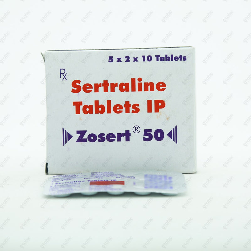 Zosert 50mg Tablet 10's - Depression & Anxiety Treatment