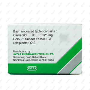 Carca 3.125mg Tablet 15's