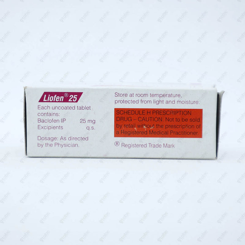 Liofen 25mg Tablet 10's