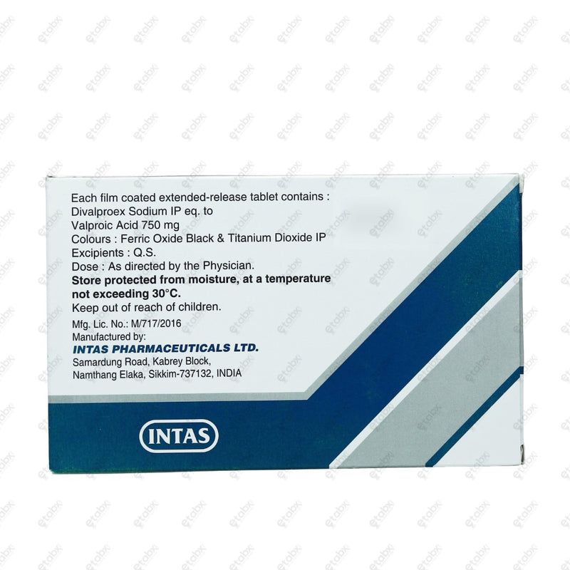 Divaa OD 750mg Tablet 10's