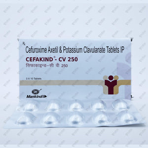 Cefakind CV 250mg Tablet 10's
