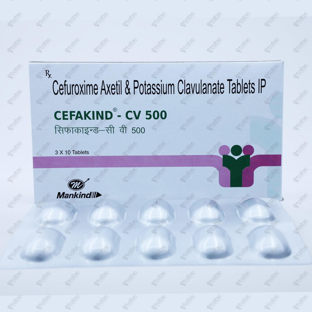 Cefakind CV 500mg Tablet 10's