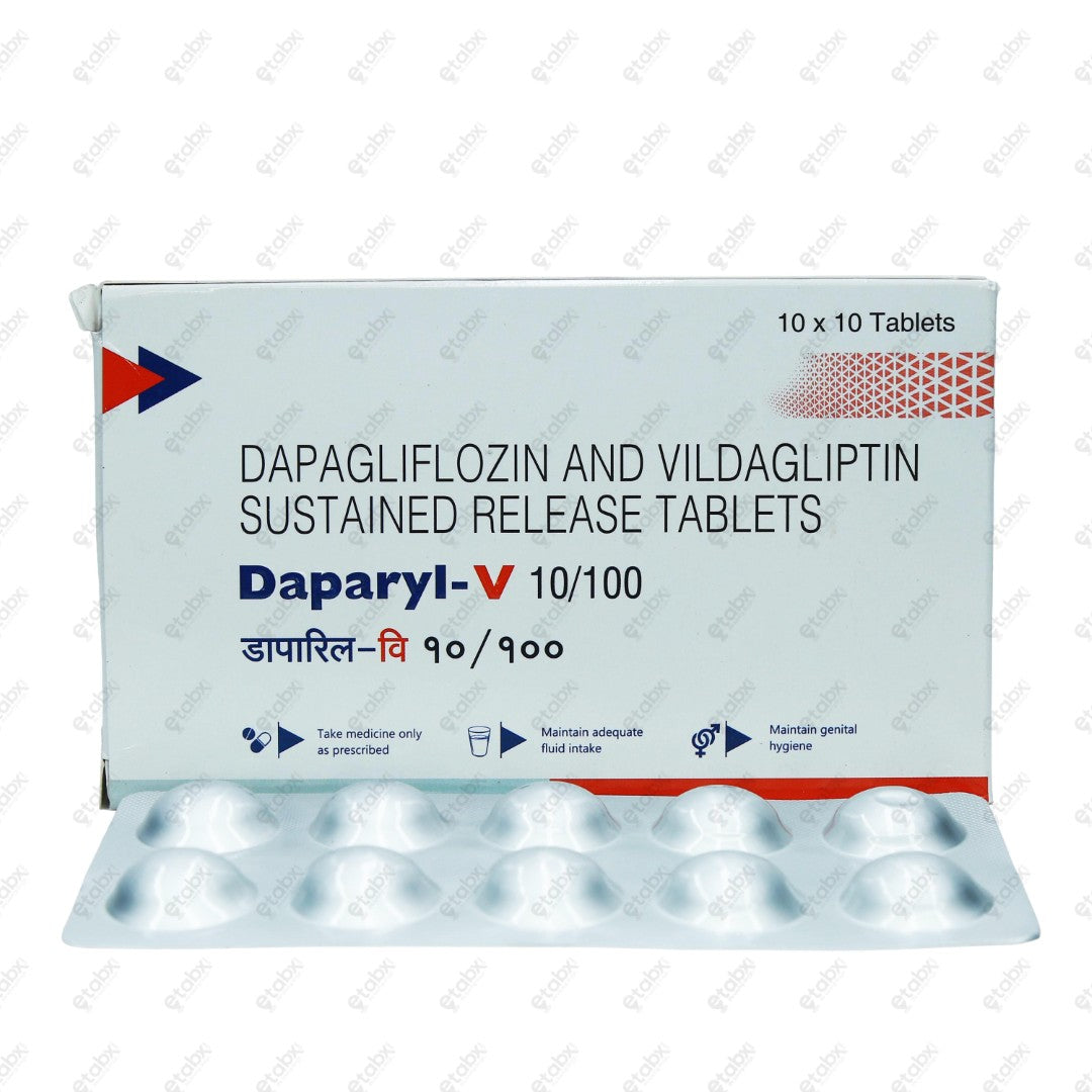 Daparyl V 10/100 Tablet 10's