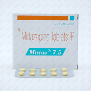 MIRTAZ 7.5MG Tablet 10'S