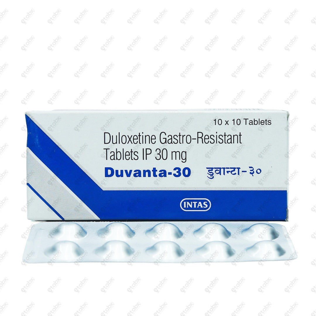 Duvanta 30mg Tablets 10's