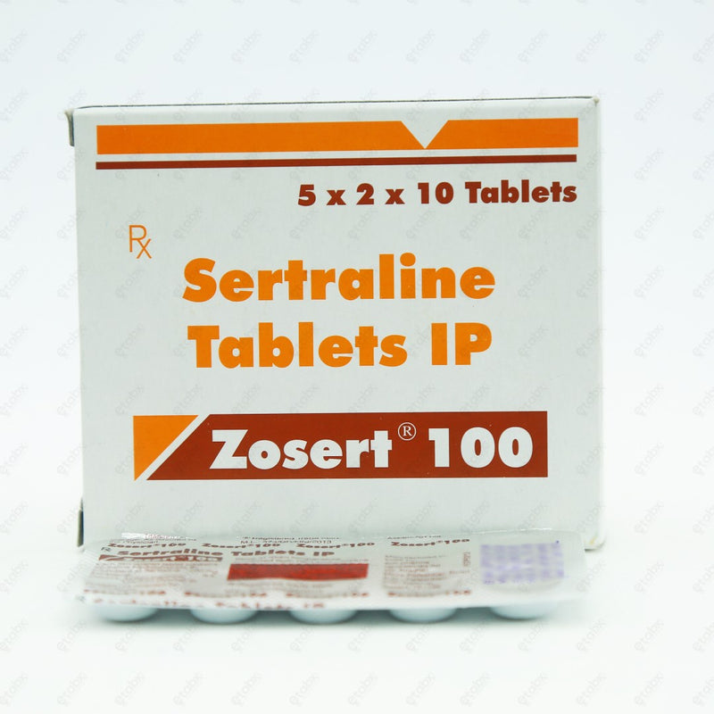 Zosert 100mg Tablet 10's