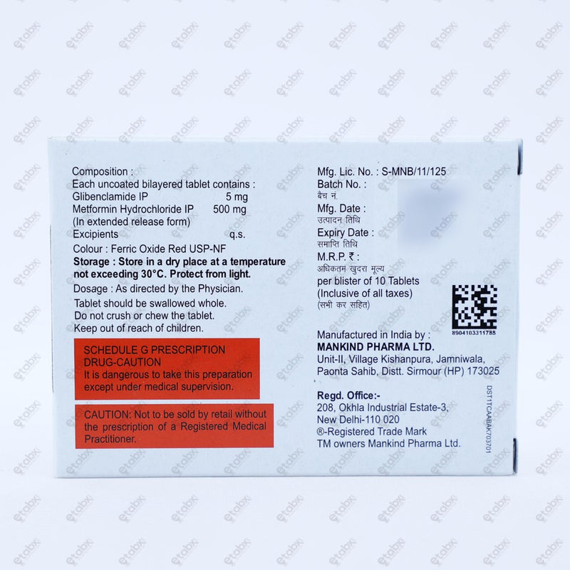 Glucomust M Tablet 10's