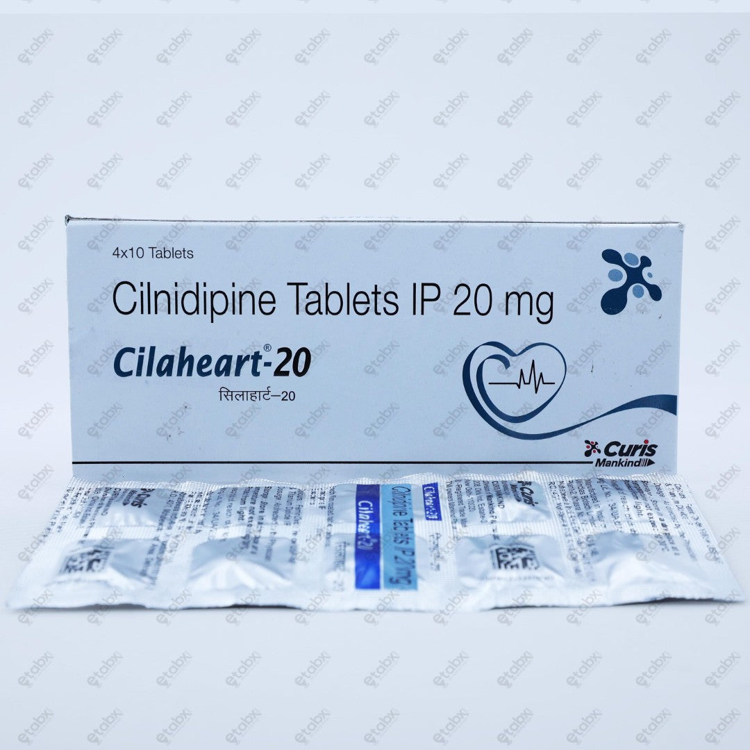 Cilaheart 20mg Tablet 15's