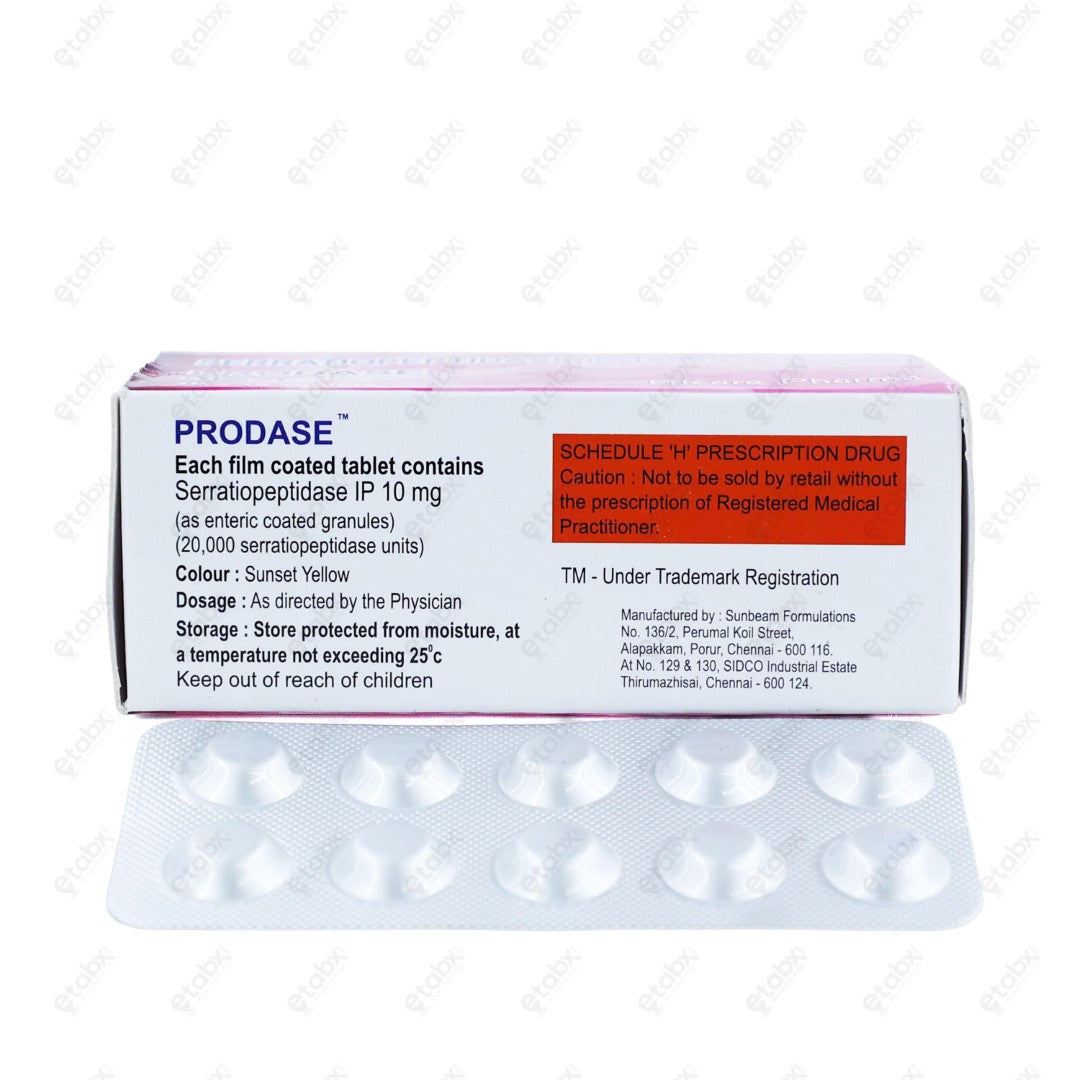 PRODASE Tablet 10's