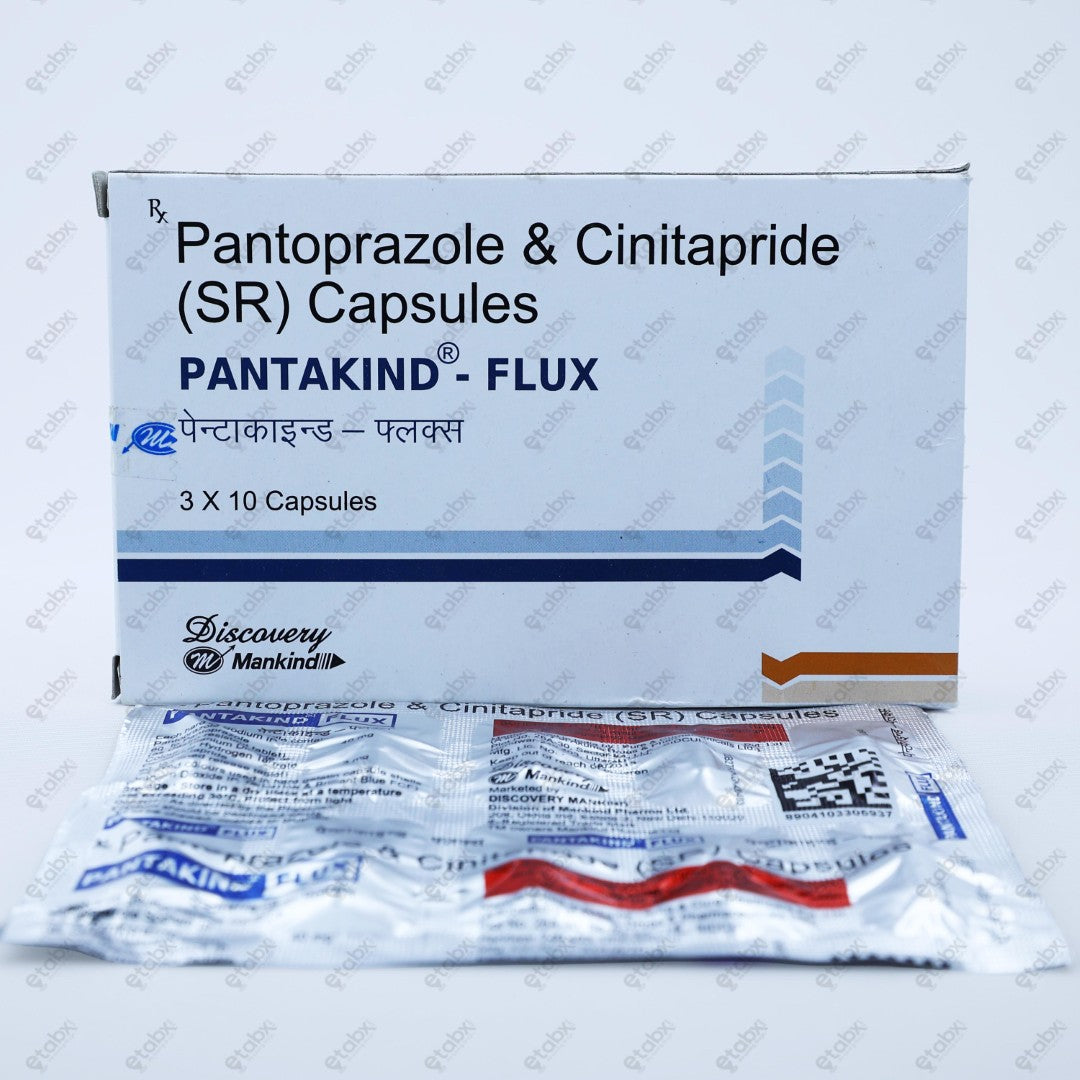 Pantakind Flux Mucoadhesive Capsules 10s