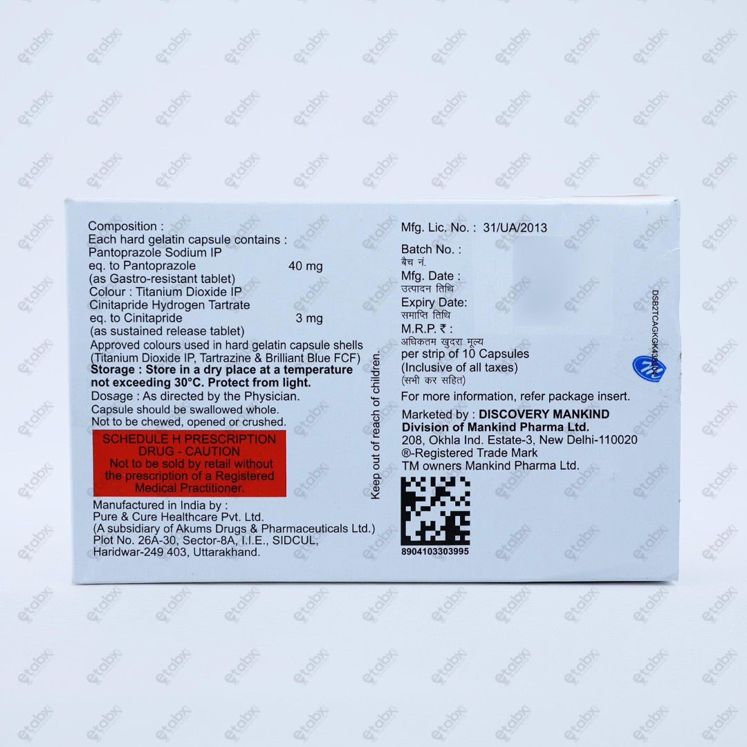 Pantakind Flux Mucoadhesive Capsules 10s