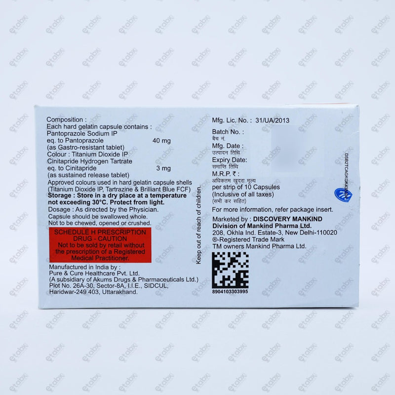Pantakind Flux Mucoadhesive Capsules 10s