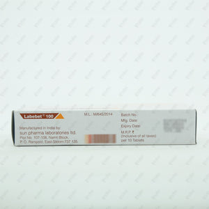 Labebet 100mg Tablet 10's - Hypertension & Angina