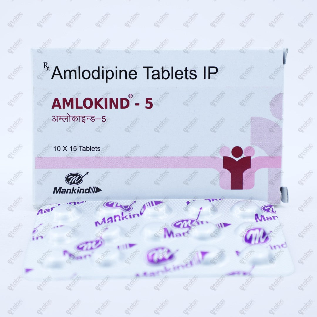 AMLOKIND 5MG Tablet 15's
