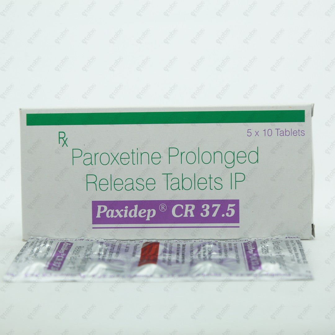 Paxidep CR 37.5mg Tablet 10's